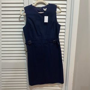 J Crew, navy blue dress. Size 8